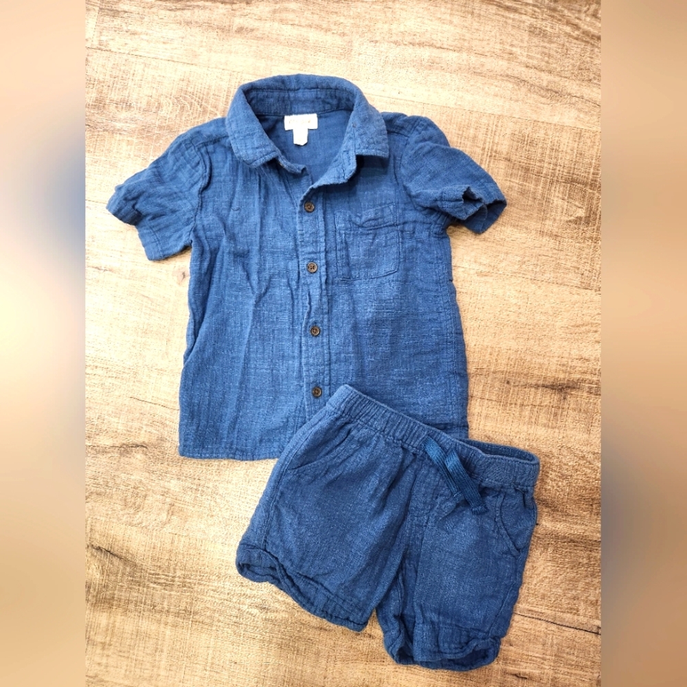 Cat & Jack Matching Set Blue Boys 4T